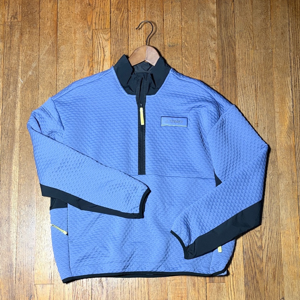 adidas Performance Jacket in Periwinkle Blue with… - image 1